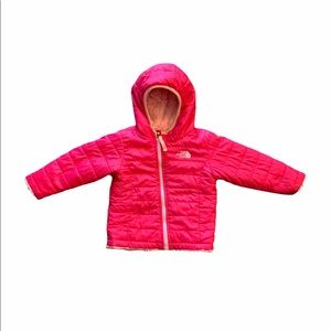 North Face Pink baby girl jacket